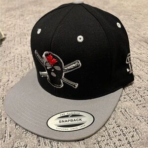 The Classic Black and Gray Snapback Hat